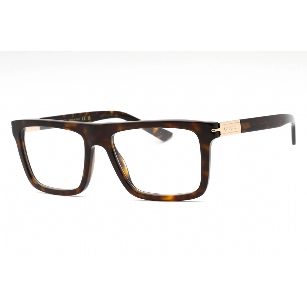Gucci GG1504O Eyeglasses Havana Acetate/Metal Square